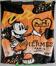 Hermes Throw Blankets